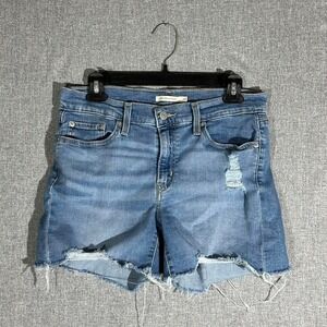 Levi's blue denim‎ shorts